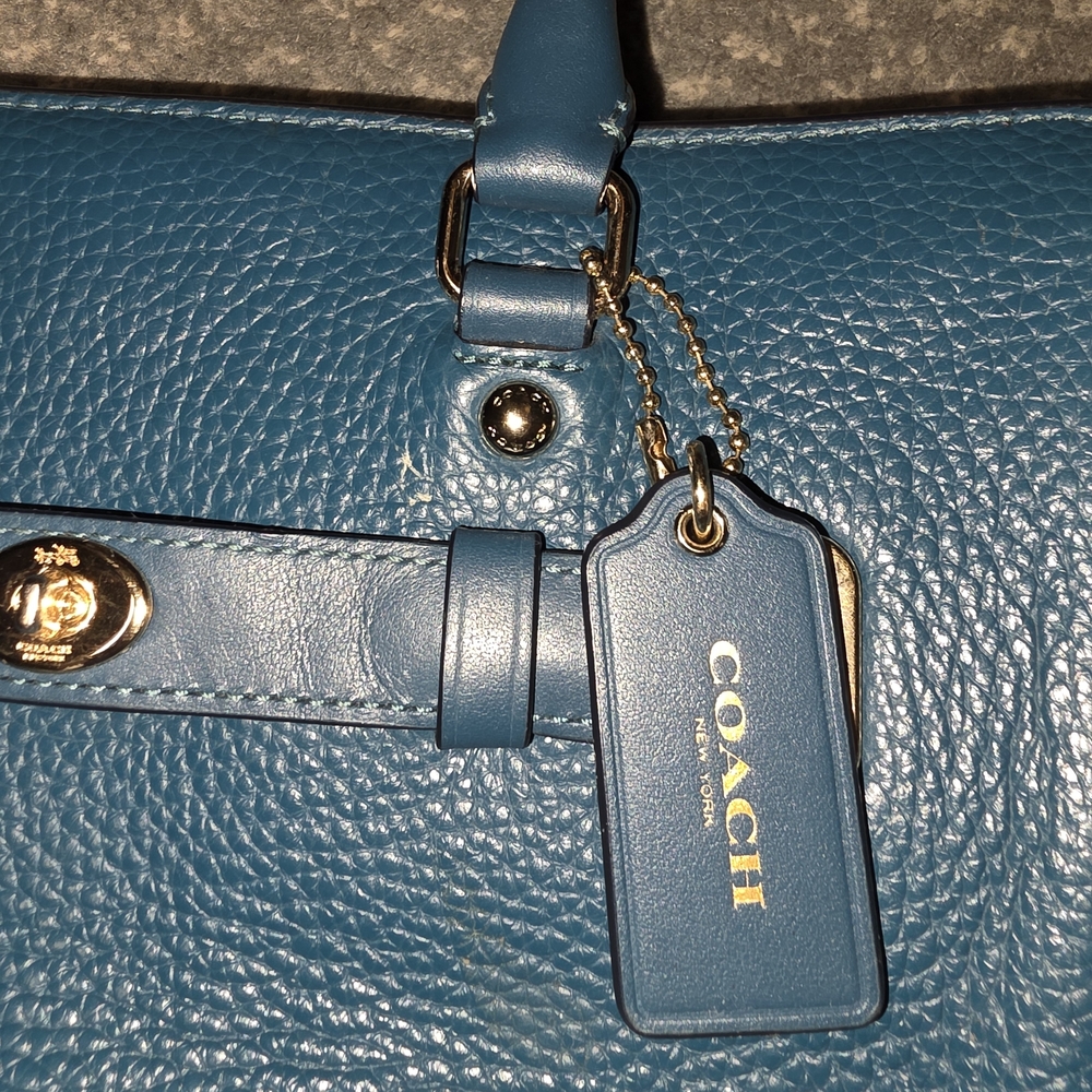 COACH Blake Carryall Handbag in Teal - Picture 10 of 12